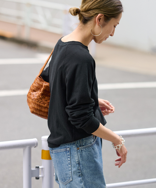 FRAMeWORK（フレームワーク）の「≪追加≫NEWスラブベアテンプルオーバー（Tシャツ/カットソー・レディース・グレー/ホワイト/ベージュ/ブラック・FREE）」の15枚目の写真