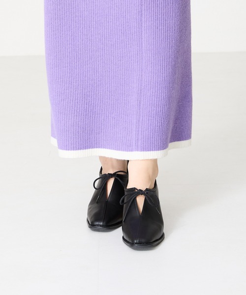 セール】ウッドヒール甲深パンプス 41307（パンプス）｜ORiental