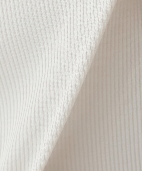 JOURNAL STANDARD relume（ジャーナルスタンダード　レリューム）の「《追加2》ソフトテレコクルーネックロングTEE（Tシャツ/カットソー・レディース・ホワイト/グレー/オリーブ/アイボリー/ブラック・FREE）」の11枚目の写真