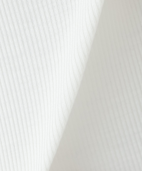 JOURNAL STANDARD relume（ジャーナルスタンダード　レリューム）の「《追加2》ソフトテレコクルーネックロングTEE（Tシャツ/カットソー・レディース・ホワイト/グレー/オリーブ/アイボリー/ブラック・FREE）」の10枚目の写真