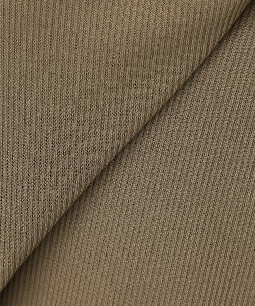 JOURNAL STANDARD relume（ジャーナルスタンダード　レリューム）の「《追加2》ソフトテレコクルーネックロングTEE（Tシャツ/カットソー・レディース・ホワイト/グレー/オリーブ/アイボリー/ブラック・FREE）」の8枚目の写真