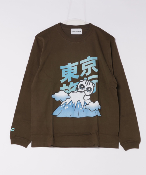 【セール】【8】【it】【Grace Chow/グレース チョウ】Graphic/Design L/S T（Tシャツ/カットソー）｜ARCHIVER（アーカイバ）