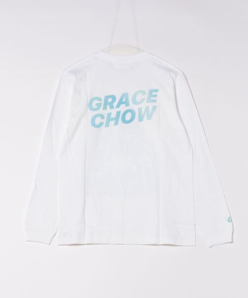 ARCHIVER(アーカイバ)の「【8】【it】【Grace Chow/グレース チョウ】Graphic/Design L/S T(Tシャツ/カットソー・レディース・ブラウン/ホワイト・MEDIUM/LARGE/SMALL)」の3枚目の写真