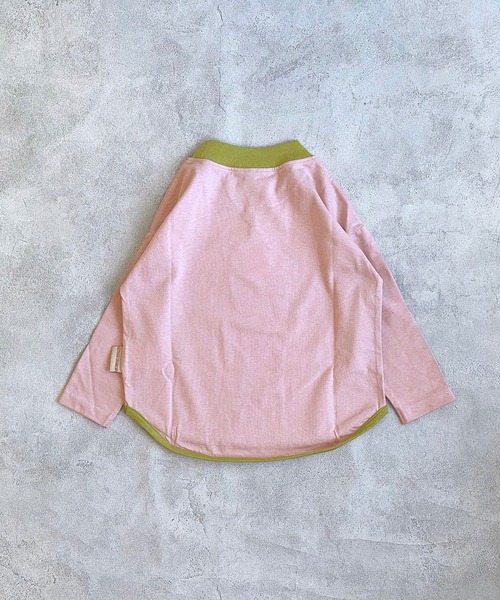 Life Support Products（ライフサポートプロダクツ）の「【防汚加工】ラウンドロンティー（Tシャツ/カットソー・キッズ・オフホワイト/ブラック/グリーン/チャコール/ホワイト系その他/ライトピンク/グレー/ブルー・100/150/140/120/110/95/90/130/80）」の10枚目の写真