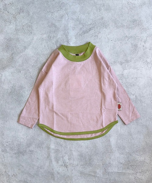 Life Support Products（ライフサポートプロダクツ）の「【防汚加工】ラウンドロンティー（Tシャツ/カットソー・キッズ・オフホワイト/ブラック/グリーン/チャコール/ホワイト系その他/ライトピンク/グレー/ブルー・100/150/140/120/110/95/90/130/80）」の9枚目の写真