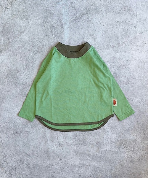 Life Support Products（ライフサポートプロダクツ）の「【防汚加工】ラウンドロンティー（Tシャツ/カットソー・キッズ・オフホワイト/ブラック/グリーン/チャコール/ホワイト系その他/ライトピンク/グレー/ブルー・100/150/140/120/110/95/90/130/80）」の18枚目の写真