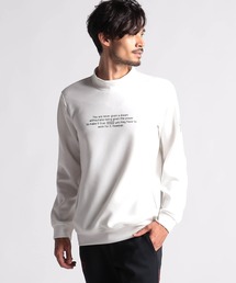 NICOLE CLUB FOR MEN | 【NICOLE SPORTS】ロゴプリントモックネックプルオーバー(その他トップス)