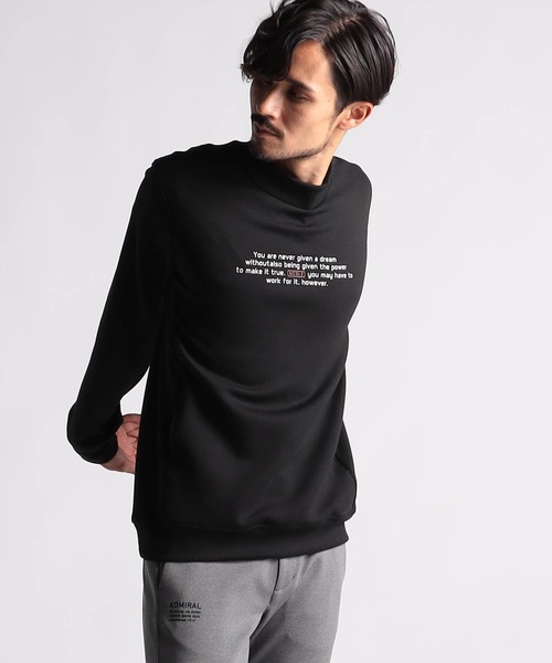 【NICOLE SPORTS】ロゴプリントモックネックプルオーバー（その他トップス）｜NICOLE CLUB FOR MEN（ニコルクラブフォーメン） 8,224円