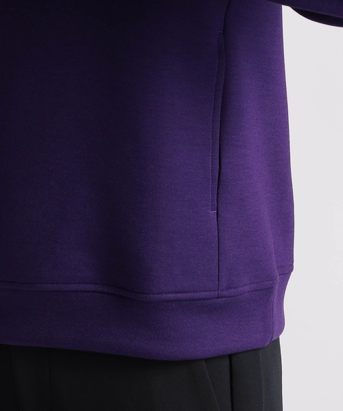 NICOLE CLUB FOR MEN（ニコルクラブフォーメン）の「【NICOLE SPORTS】ロゴプリントモックネックプルオーバー（その他トップス・メンズ・オフホワイト/パープル/キナリ/ブラック・MEDIUM/X-LARGE/LARGE）」の17枚目の写真