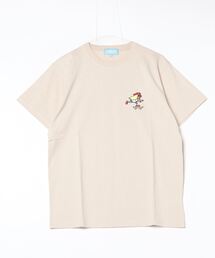 TREAL/トゥリール ワンポイント刺繍 レギュラーサイズTシャツ MOTR24SL002