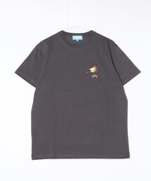 TREAL/トゥリール ワンポイント刺繍 レギュラーサイズTシャツ MOTR24SL002
