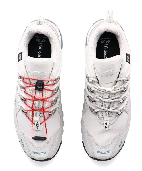 SALOMON（サロモン）の「SALOMON QUICKLACE KIT / サロモン クイックレースキット（シューズアクセサリー・メンズ・レッド・ONE SIZE）」の5枚目の写真