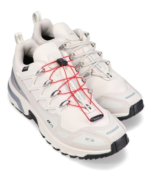 SALOMON（サロモン）の「SALOMON QUICKLACE KIT / サロモン クイックレースキット（シューズアクセサリー・メンズ・レッド・ONE SIZE）」の6枚目の写真