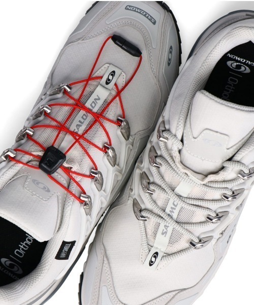 SALOMON（サロモン）の「SALOMON QUICKLACE KIT / サロモン クイックレースキット（シューズアクセサリー・メンズ・レッド・ONE SIZE）」の7枚目の写真
