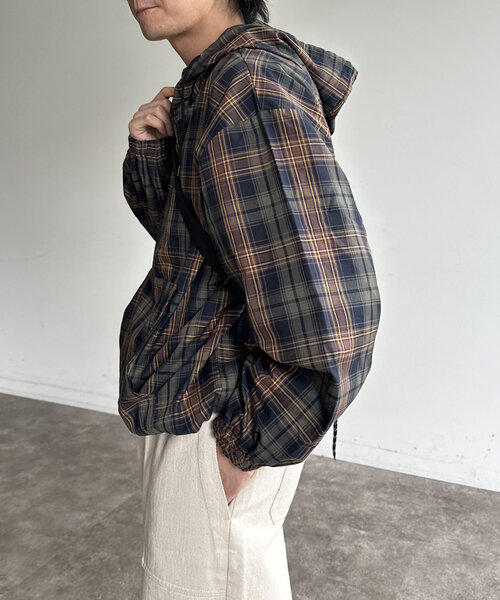 CPCM（シーピーシーエム）の「チェックアノラックパーカー（シャツ/ブラウス・レディース・カーキ/グリーン・FREE）」の18枚目の写真