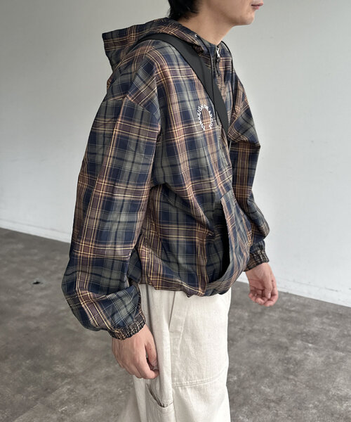 CPCM（シーピーシーエム）の「チェックアノラックパーカー（シャツ/ブラウス・レディース・カーキ/グリーン・FREE）」の20枚目の写真