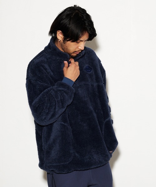 セール】Dickies FLEECE HALFZIP PULLOVER / ディッキーズ フリース