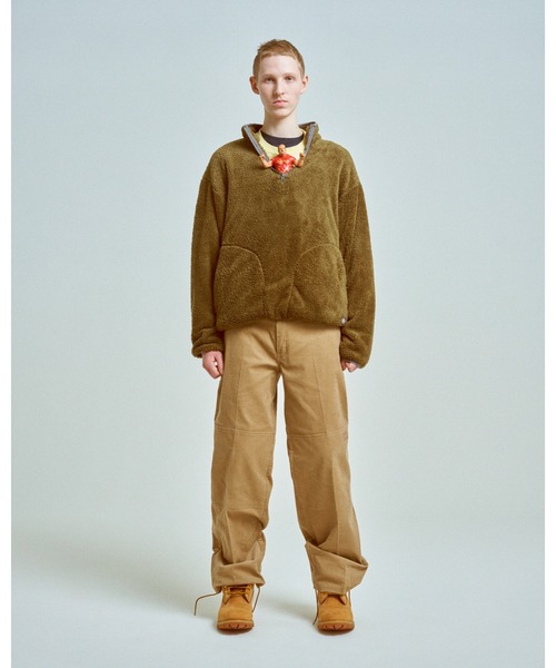 セール】Dickies FLEECE HALFZIP PULLOVER/フリース素材/ジャケット