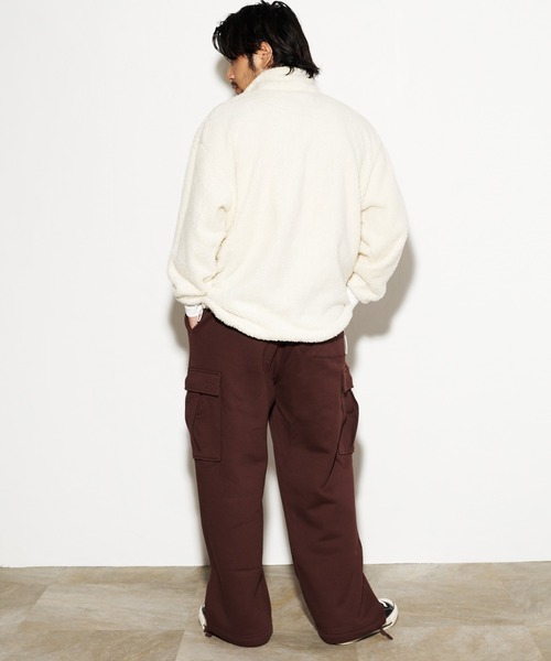 Dickies（ディッキーズ）の「Dickies FLEECE HALFZIP PULLOVER / ディッキーズ フリース ハーフジップ プルオーバー（その他アウター・メンズ・ネイビー/オレンジ/オフホワイト/ブラック/オリーブ・M/S/XL/L）」の11枚目の写真