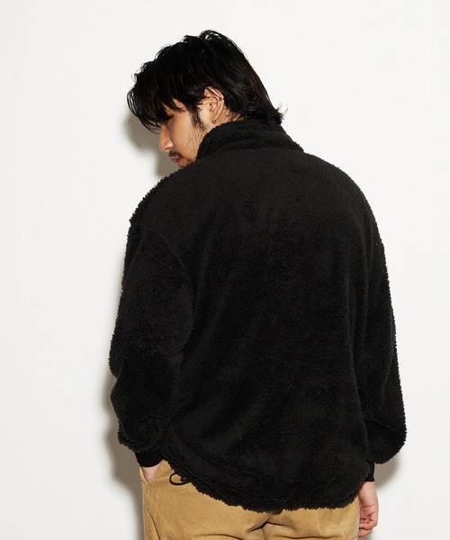 Dickies（ディッキーズ）の「Dickies FLEECE HALFZIP PULLOVER / ディッキーズ フリース ハーフジップ プルオーバー（その他アウター・メンズ・ネイビー/オレンジ/オフホワイト/ブラック/オリーブ・M/S/XL/L）」の13枚目の写真