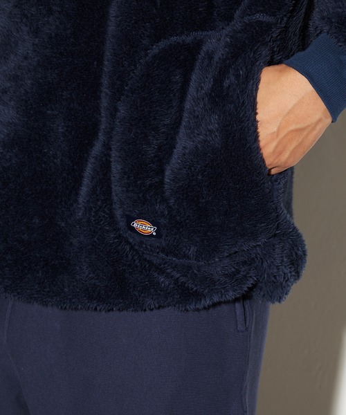 Dickies（ディッキーズ）の「Dickies FLEECE HALFZIP PULLOVER / ディッキーズ フリース ハーフジップ プルオーバー（その他アウター・メンズ・ネイビー/オレンジ/オフホワイト/ブラック/オリーブ・M/S/XL/L）」の21枚目の写真