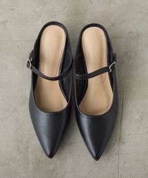 PUAL CE CIN | ポインテッドトゥヒールミュール(パンプス)