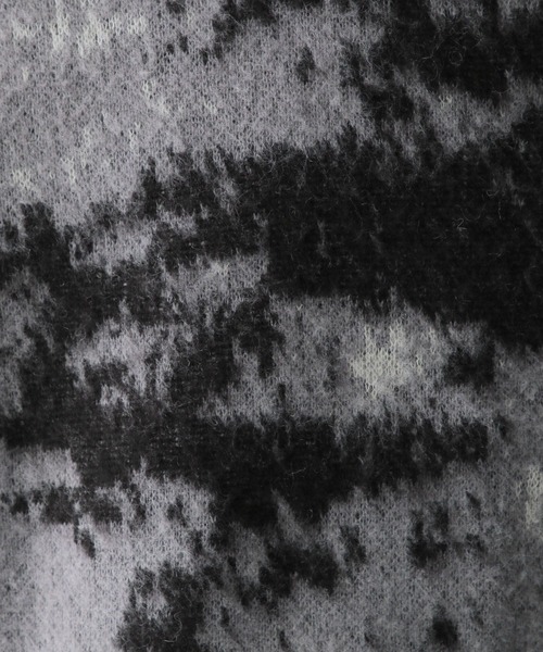RAGEBLUE（レイジブルー）の「Pattern mohair knit over loose pullover/総柄/モヘヤクルーネックニット（ニット/セーター・メンズ・グレー系その他/ブラック系その他/グリーン系その他/ブルー系その他/ブラウン系その他/ブルー系その他2・SMALL/MEDIUM/LARGE）」の10枚目の写真