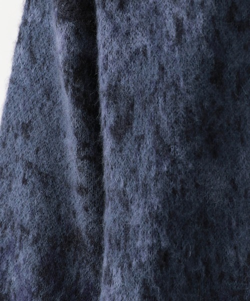 【セール】Pattern mohair knit over loose pullover/総柄/モヘヤクルーネックニット（ニット/セーター）｜RAGEBLUE（レイジブルー）