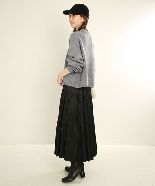 SLOBE IENA（スローブイエナ）の「Bonjour paris ロゴニット（ニット