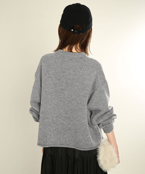 SLOBE IENA（スローブイエナ）の「Bonjour paris ロゴニット（ニット