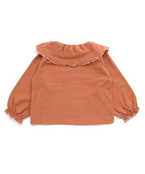 Seraph(セラフ)の「ラッフルカラートップス(Tシャツ/カットソー・キッズ・オフホワイト/ミント/オレンジ・90/100/110/120/80/130/140)」の8枚目の写真