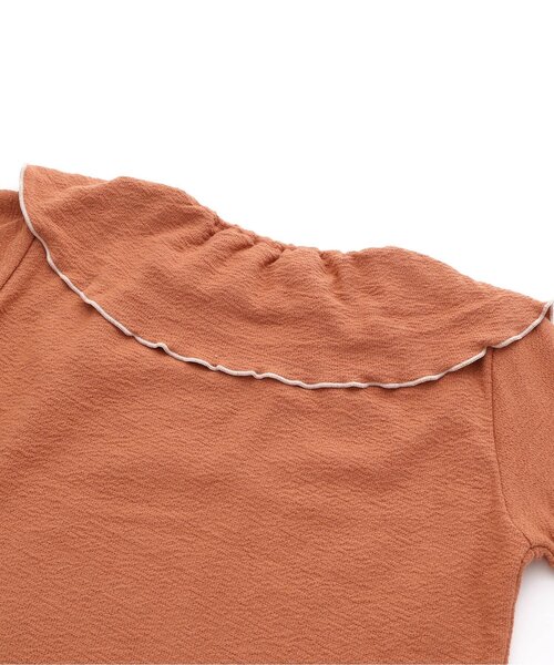 Seraph(セラフ)の「ラッフルカラートップス(Tシャツ/カットソー・キッズ・オフホワイト/ミント/オレンジ・90/100/110/120/80/130/140)」の11枚目の写真