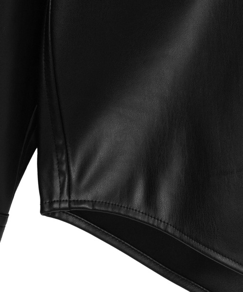 THE STANDARD(ザスタンダード)の「THE STANDARD/シンセティックレザーロングスリーブシャツ(シャツ/ブラウス・メンズ・ブラック・MEDIUM/LARGE)」の22枚目の写真