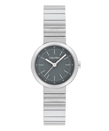 Calvin Klein | 「Calvin Klein/カルバンクライン」プリサイス -25mm ダークグレー ダイヤル SS ブレスレット(アナログ腕時計)