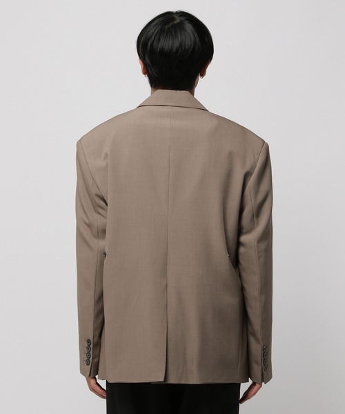 3.3 Field Trip （3.3フィールドトリップ）の「3.3 Field Trip／バックボタンジャケット（テーラードジャケット・メンズ・ベージュ/ブラック・MEDIUM）」の16枚目の写真