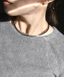 select MOCA | ステンレスカーブネックカフ(ネックレス)