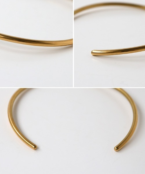 select MOCA（セレクトモカ）の「ステンレスカーブネックカフ（ネックレス・レディース・シルバー/ゴールド・FREE）」の18枚目の写真