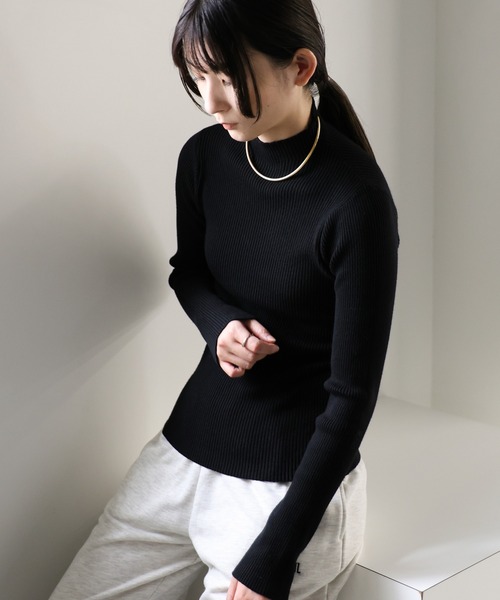 select MOCA（セレクトモカ）の「ステンレスカーブネックカフ（ネックレス・レディース・シルバー/ゴールド・FREE）」の14枚目の写真