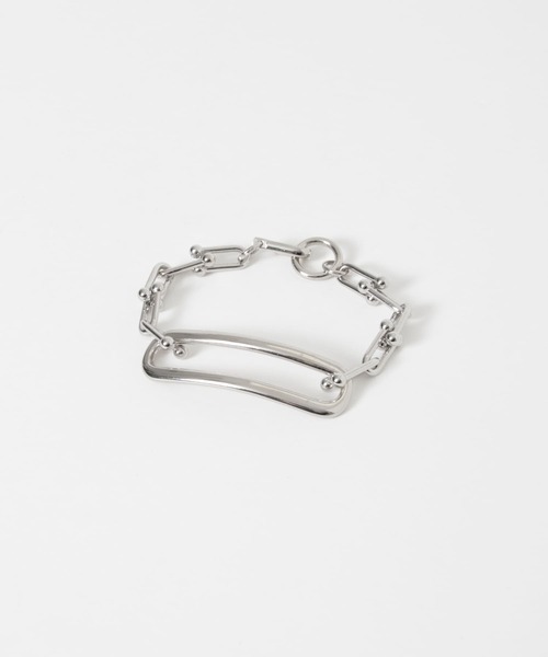 ITEMS URBANRESEARCH(アイテムズ アーバンリサーチ)の「Hawk Bracelet 6186(ブレスレット・メンズ・シルバー・-)」の2枚目の写真