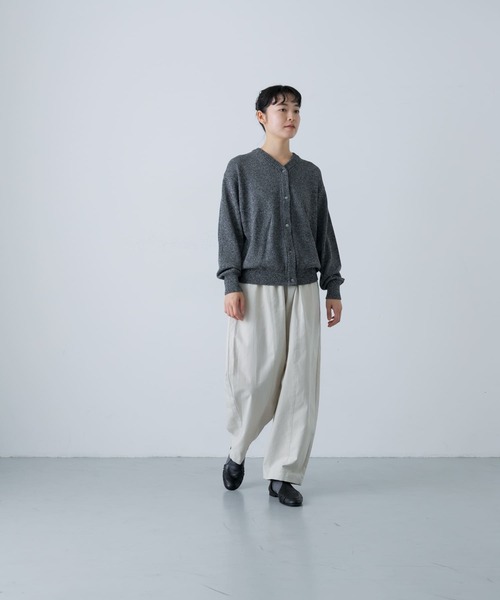 かぐれ　コーデュロイボリュームパンツ くすみブルー 楽天市場】コーデュロイボリュームパンツ／かぐれ（kagure