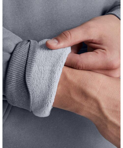 UNDER ARMOUR（アンダーアーマー）の「UAアーマーフリース プロ フーディー（トレーニング/メンズ）（スウェット・メンズ・グレー・2XL/XL/M/L）」の3枚目の写真