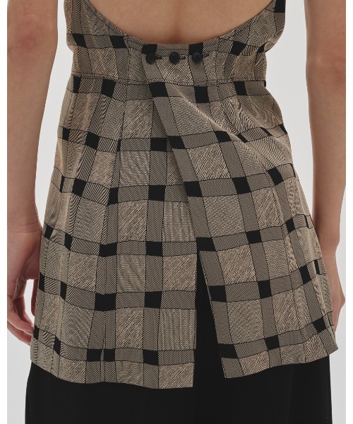 トップス TODAYFUL Halterneck Checkjaquard Top セール】Halterneck Checkjacquard Tops（タンクトップ