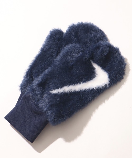 NIKE(ナイキ)の「【NIKE/ナイキ 】プラッシュ ニットミトン(手袋・メンズ・ブラック/ネイビー・XS/S)」の6枚目の写真