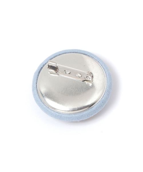 studio CLIP（スタディオクリップ）の「刺繍ブローチ（ブローチ/コサージュ・レディース・ブラウン/ライトブルー/ライトグリーン・FREE）」の4枚目の写真