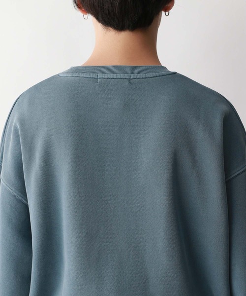 RAGEBLUE（レイジブルー）の「フラワープリント/ピグメントオーバーサイズスウェット（スウェット・メンズ・グレー系その他/その他19/ブルー・MEDIUM/LARGE）」の6枚目の写真