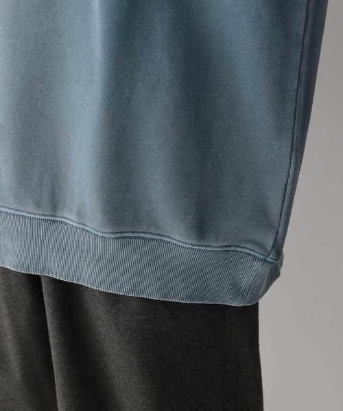 RAGEBLUE（レイジブルー）の「フラワープリント/ピグメントオーバーサイズスウェット（スウェット・メンズ・グレー系その他/その他19/ブルー・MEDIUM/LARGE）」の9枚目の写真