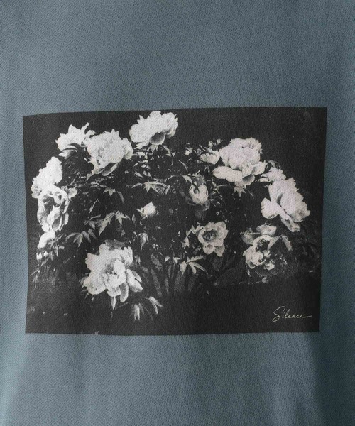 RAGEBLUE（レイジブルー）の「フラワープリント/ピグメントオーバーサイズスウェット（スウェット・メンズ・グレー系その他/その他19/ブルー・MEDIUM/LARGE）」の10枚目の写真