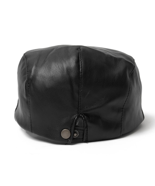 Figments（フィグメンツ）の「合皮ハンチング（ハット・レディース・ブラック・FREE）」の7枚目の写真