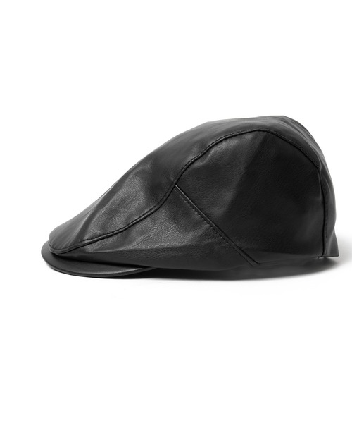 Figments（フィグメンツ）の「合皮ハンチング（ハット・レディース・ブラック・FREE）」の9枚目の写真