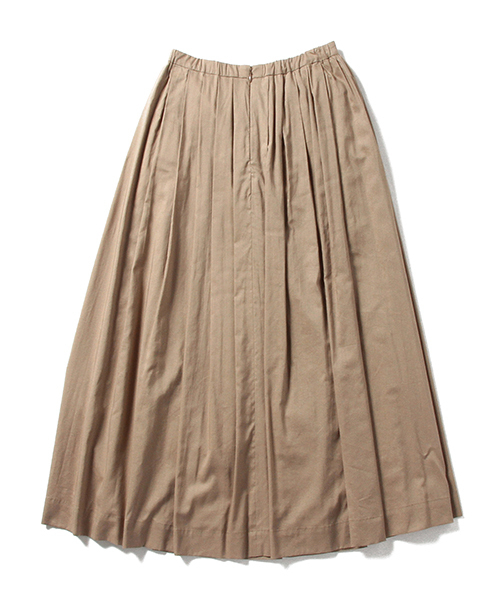 Pilgrim Surf Supply（ピルグリムサーフサプライ）の「Pilgrim Surf+Supply / GEORGIA Long Length Skirt（スカート・レディース・ベージュ/ネイビー・1）」の4枚目の写真